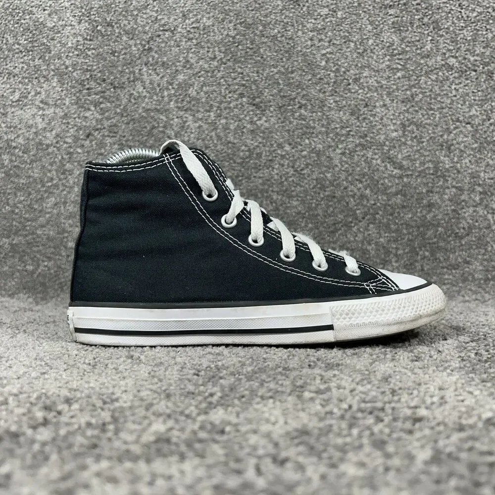 Converse Chuck Taylor All Star Hi 3J231C Kids Sz 2.5 Black Athletic Skate Shoes